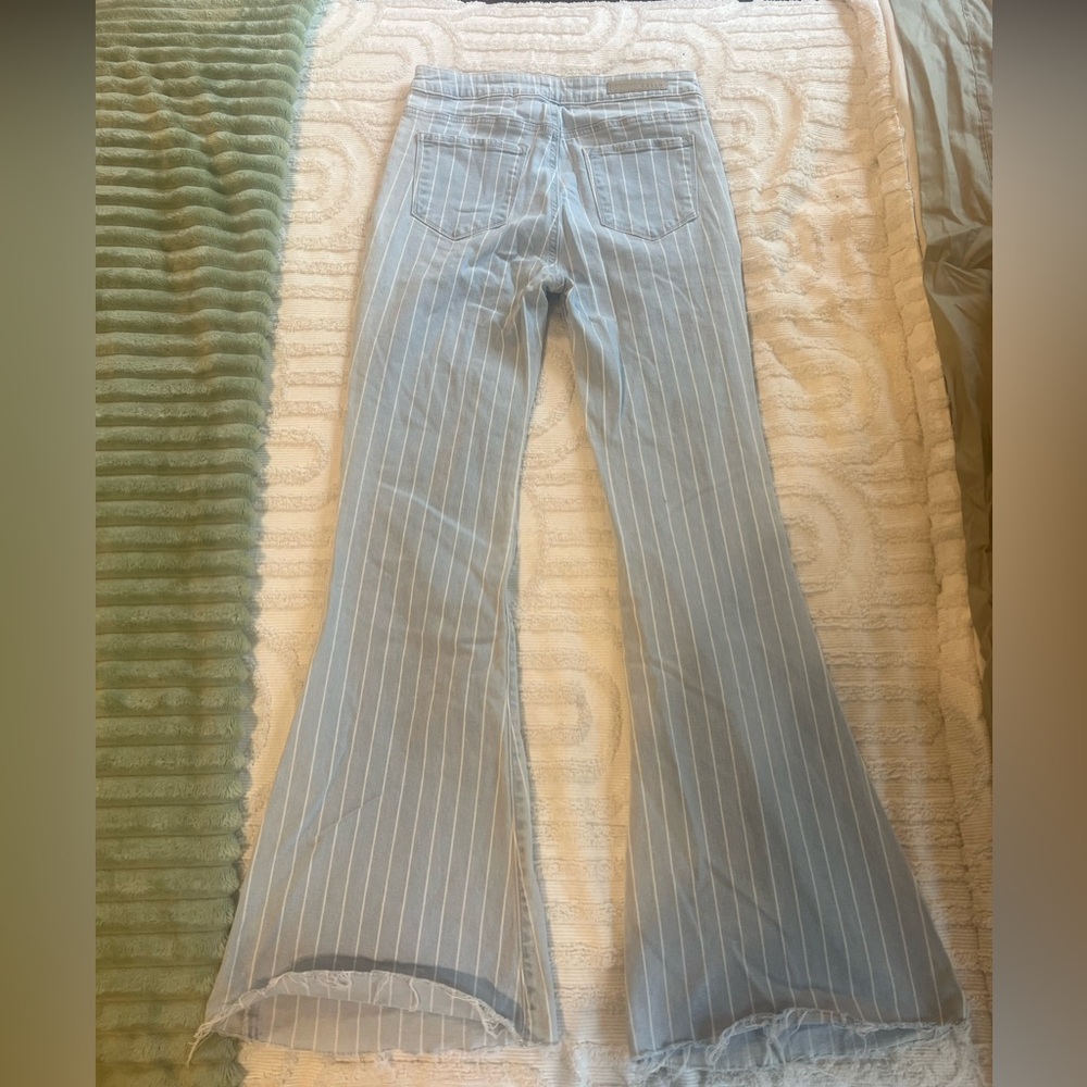 Cello Striped Flare Jeans - Picture 3 of 4
